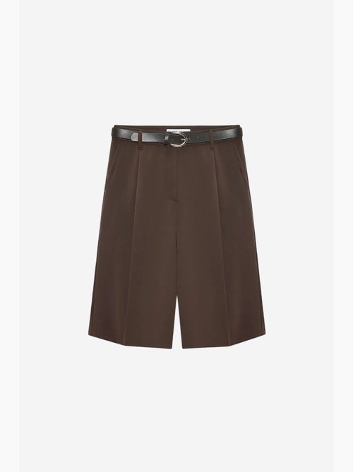 Shorts sastre de tiro alto y pernera ancha dilvin - Kiabi Shorts sastre de tiro alto y pernera ancha dilvin - Kiabi
