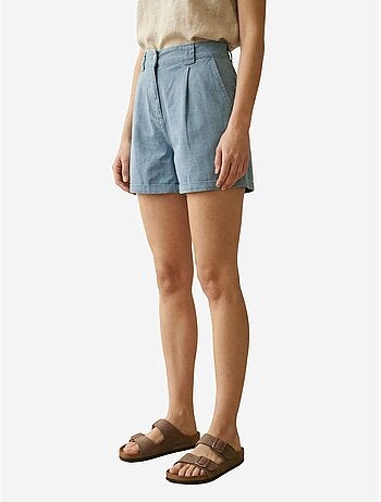 Shorts sastre de tiro alto y pernera ancha my fashion