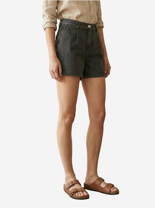 Shorts sastre de tiro alto y pernera ancha my fashion - Kiabi