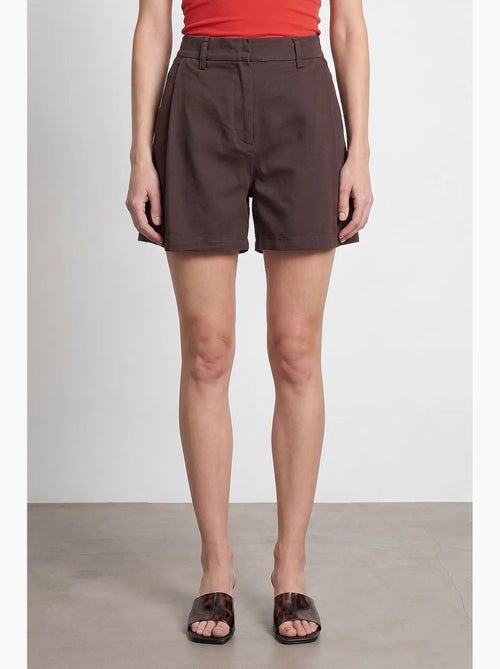 Shorts tejidos de tiro alto y pernera ancha dilvin - Kiabi Shorts tejidos de tiro alto y pernera ancha dilvin - Kiabi
