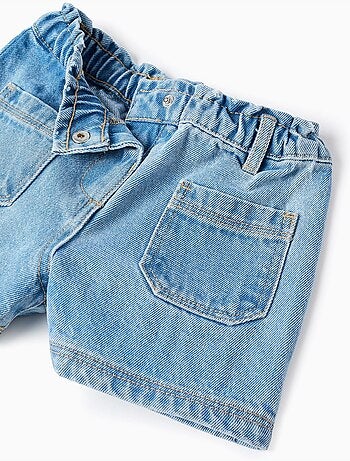 Shorts vaqueros con bolsillos delanteros