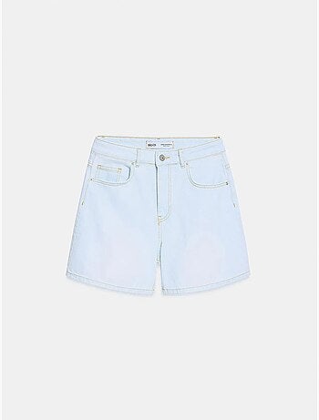 Shorts vaqueros de cintura alta y pernera ancha dilvin