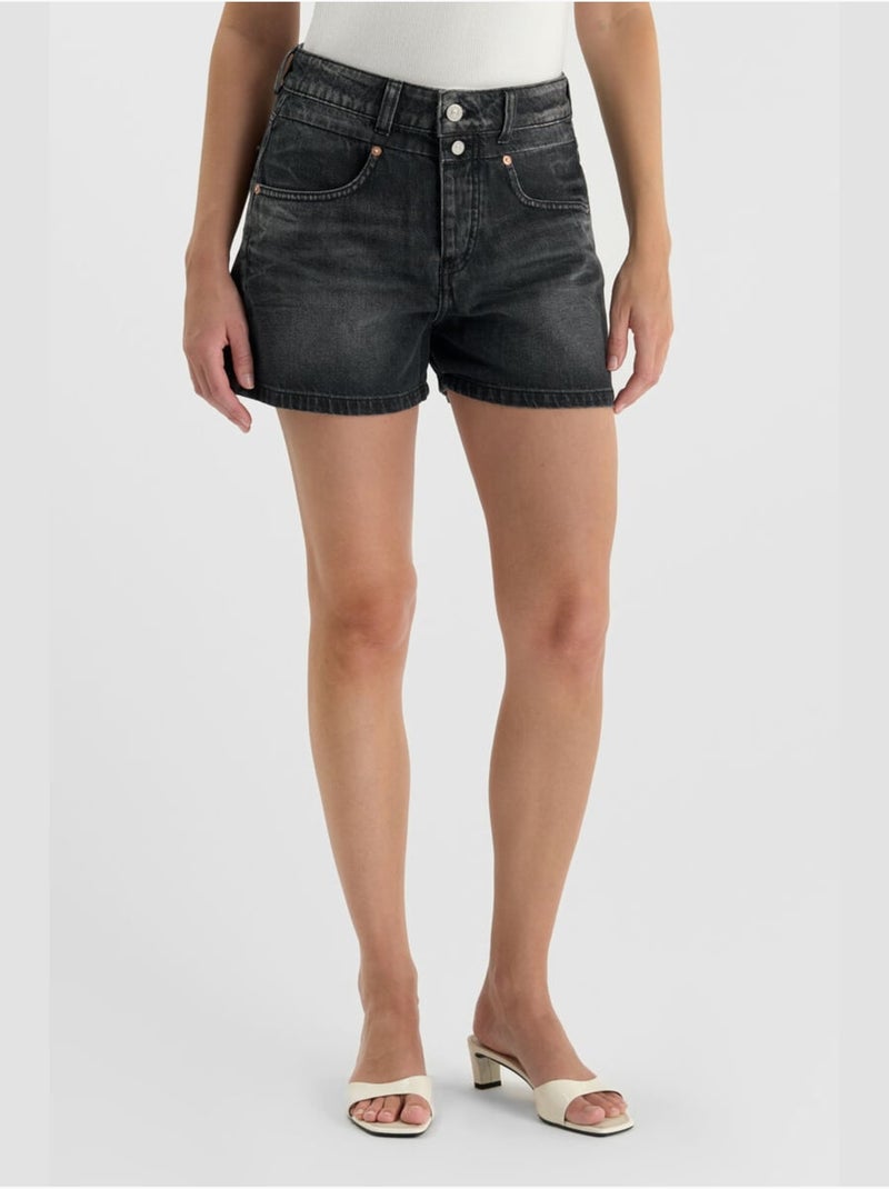 Shorts vaqueros FANNI Negro - Kiabi