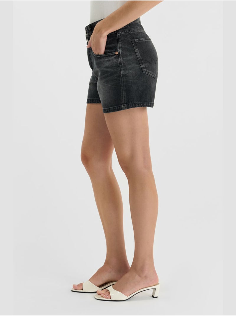 Shorts vaqueros FANNI Negro - Kiabi