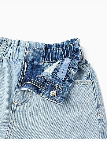 Shorts vaqueros paperbag, MO Fashion