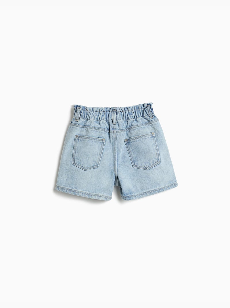 Shorts vaqueros paperbag, MO Fashion Azul - Kiabi