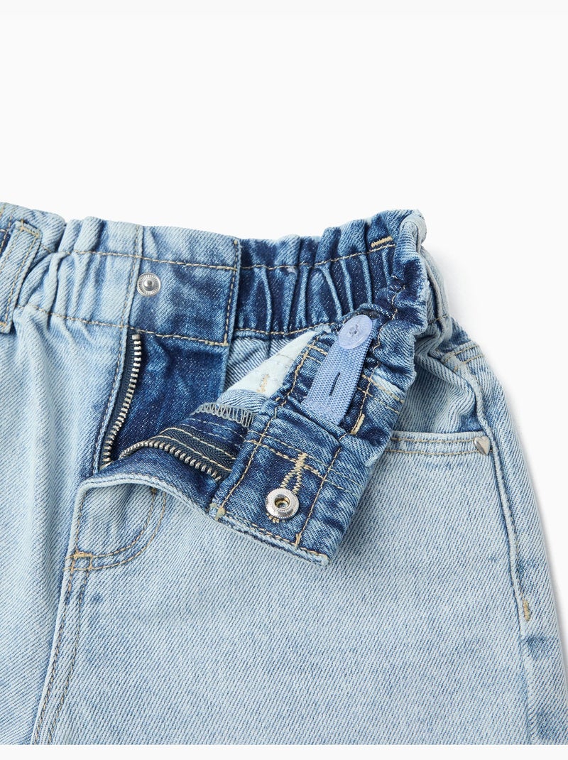 Shorts vaqueros paperbag, MO Fashion Azul - Kiabi