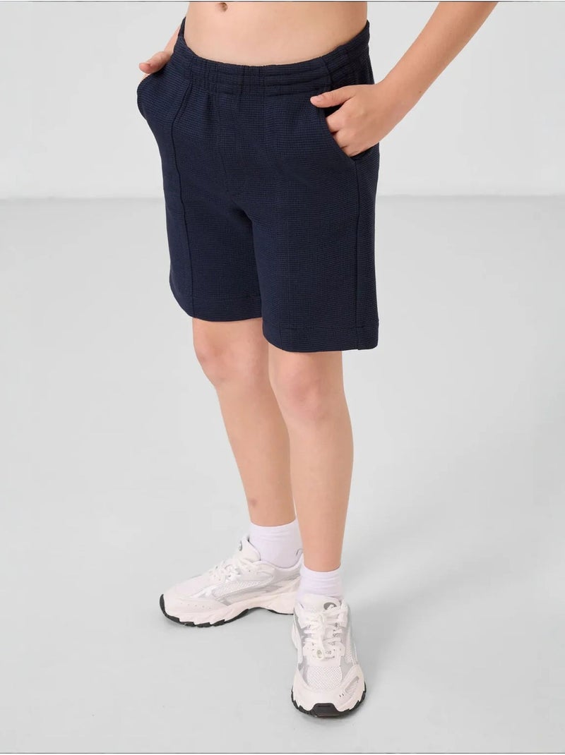 Shorts youth de mezcla de algodón tommy Azul marino - Kiabi