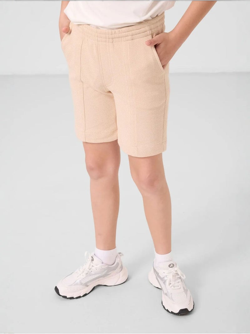 Shorts youth de mezcla de algodón tommy Beige arcilla - Kiabi