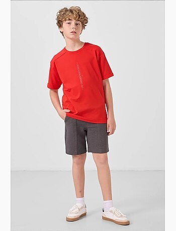 Shorts youth de mezcla de algodón tommy