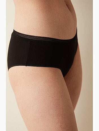 Shorty de algodón con ribete penti