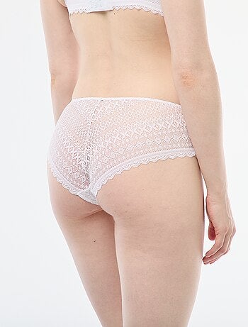 Shorty de encaje