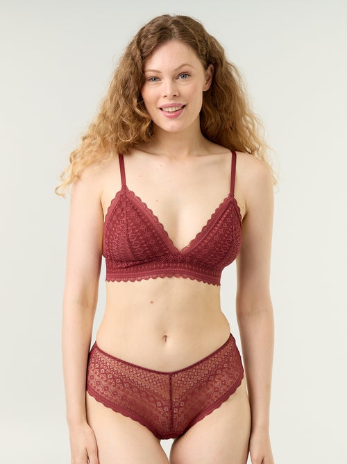 Shorty de encaje - Kiabi
