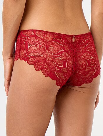 Shorty de encaje con lentejuelas