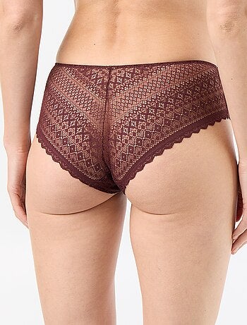 Shorty de encaje
