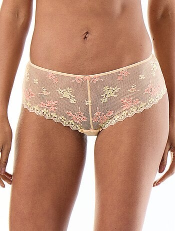 Shorty de encaje