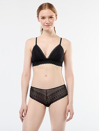 Shorty de encaje