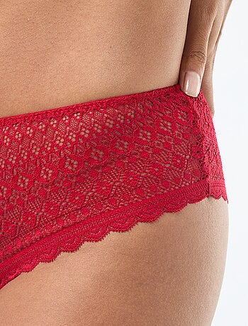 Shorty de encaje