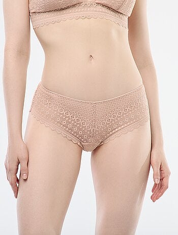 Shorty de encaje