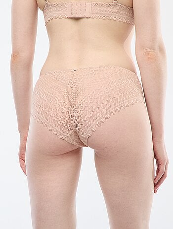 Shorty de encaje