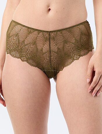 Shorty de encaje