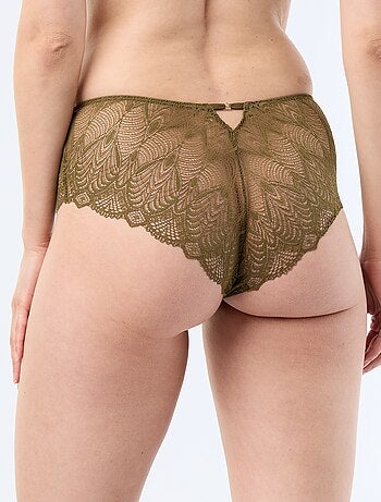 Shorty de encaje