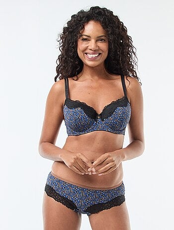Shorty de microfibra estampado