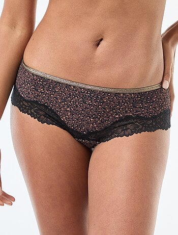 Shorty de microfibra estampado