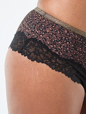 Shorty de microfibra estampado