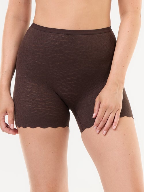 Shorty liso de encaje - Kiabi