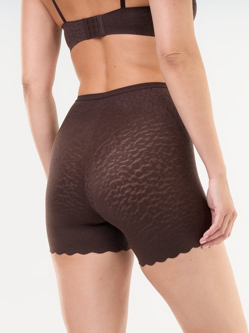 Shorty liso de encaje - Kiabi
