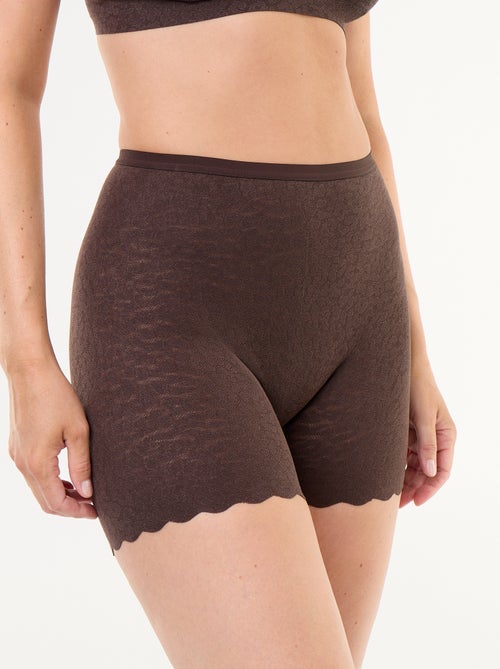 Shorty liso de encaje - Kiabi