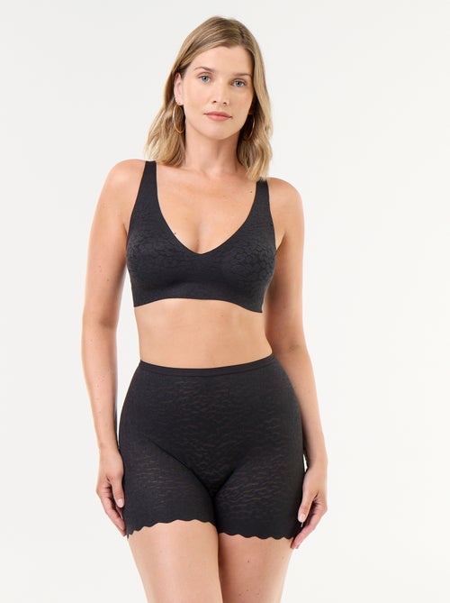 Shorty liso de encaje - Kiabi