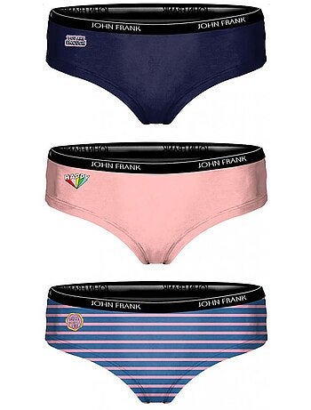 Shorty Mujer JOHN FRANK Confort y Calidad en Algodón Premium - Pack de 3