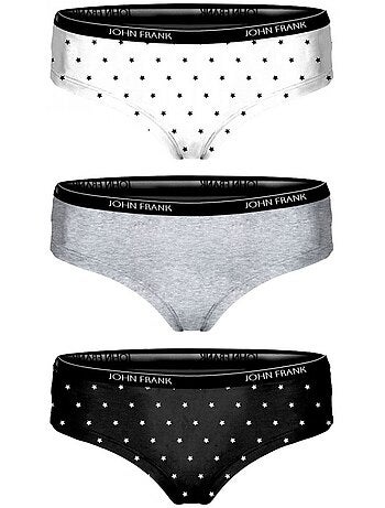 Shorty Mujer JOHN FRANK Confort y Calidad en Algodón Premium - Pack de 3