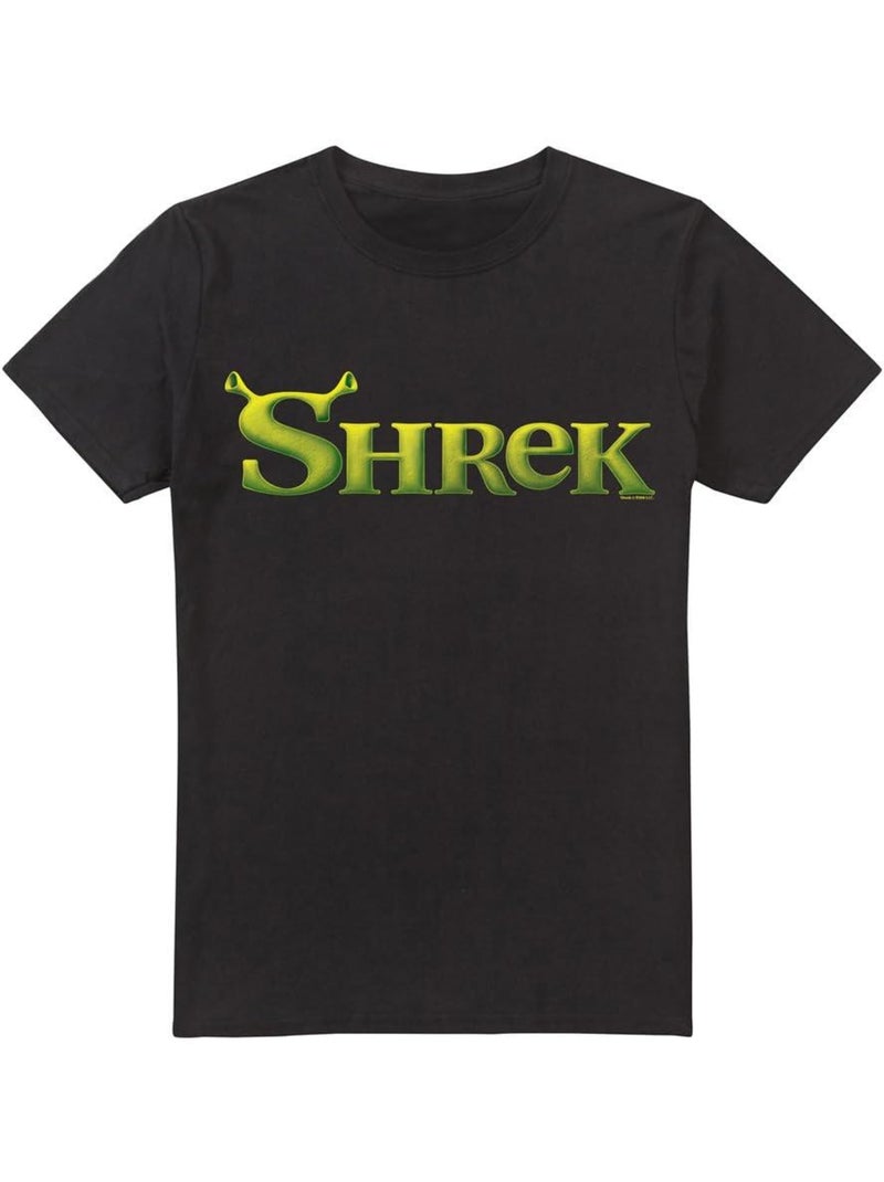 Shrek - Camiseta Logotipo para Hombre Negro - Kiabi