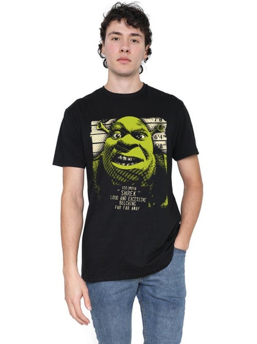 Shrek - Camiseta Ogre Fotografía para la Ficha Policial para Hombre - Kiabi Shrek - Camiseta Ogre Fotografía para la Ficha Policial para Hombre - Kiabi