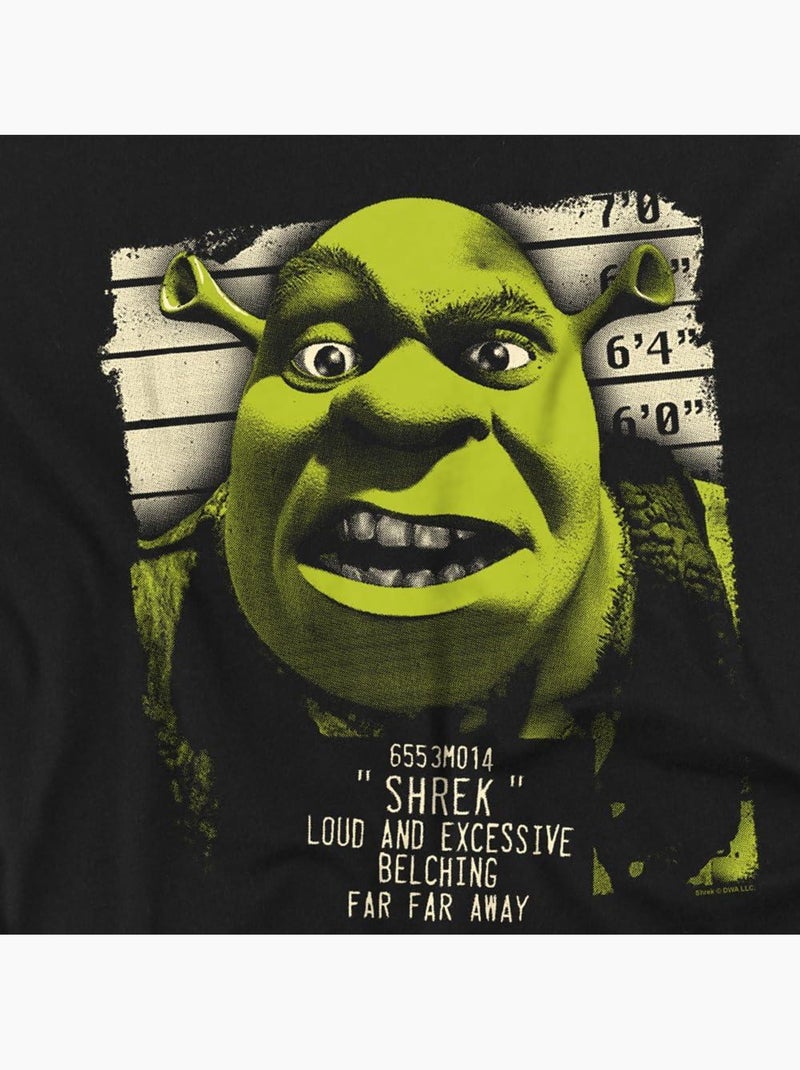 Shrek - Camiseta Ogre Fotografía para la Ficha Policial para Hombre Negro - Kiabi