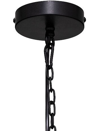 Silas lámpara colgante de metal negro d23cm