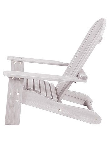 Silla Adirondack infantil en madera maciza con portavasos 'Roba deck chair'