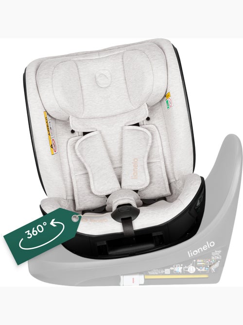 Silla coche 40-105 cm LIONELO Moxie Next i-Size - ISOFIX - 0-4 años - Tejido de bambú - Kiabi