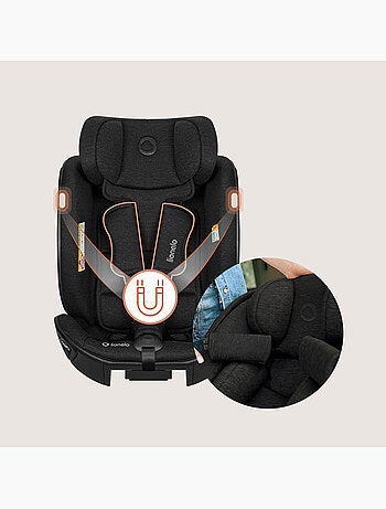 Silla coche 40-105 cm LIONELO Moxie Next i-Size - ISOFIX - 0-4 años - Tejido de bambú