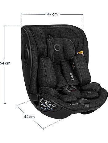 Silla coche 40-105 cm LIONELO Moxie Next i-Size - ISOFIX - 0-4 años - Tejido de bambú