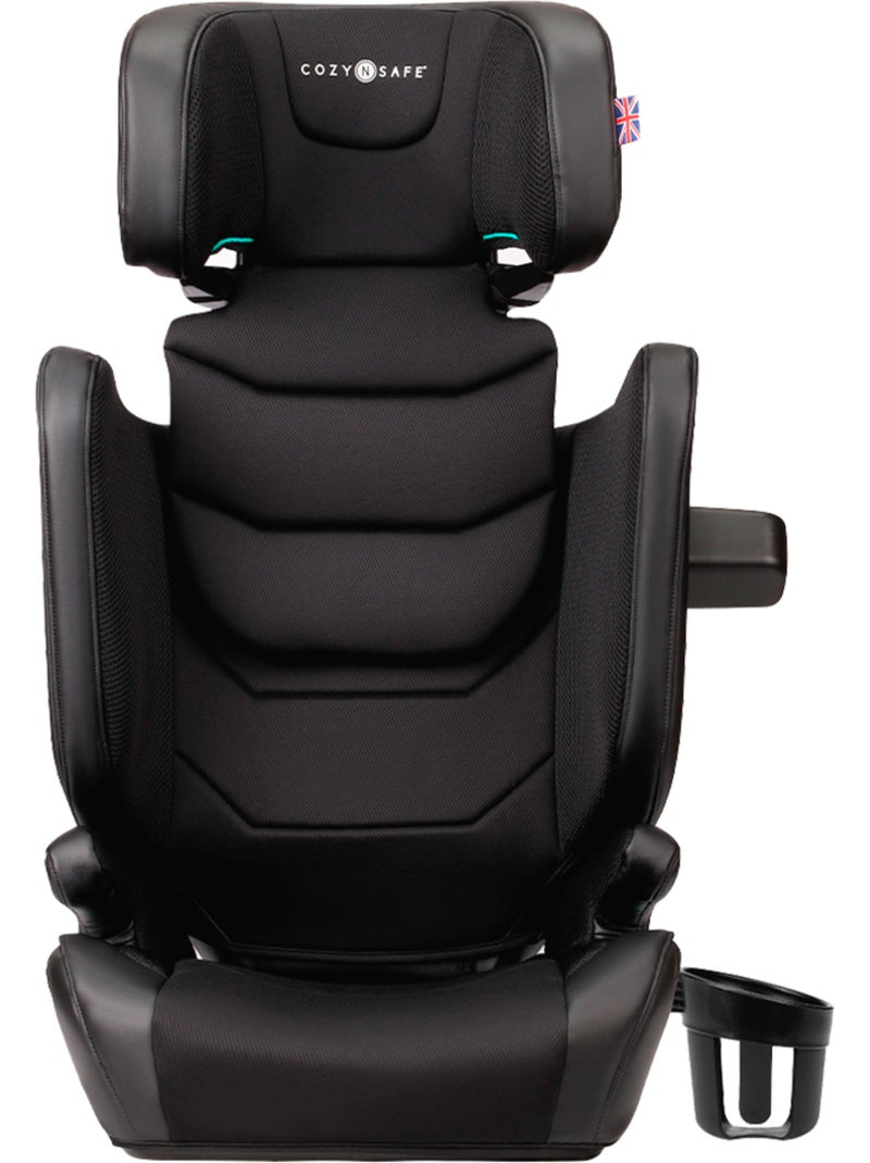 Silla Coche Grupo 2 3 Alzador Con Respaldo Isofix iSize 100-150 cm Portland Cozy N Safe Negro Negro - Kiabi