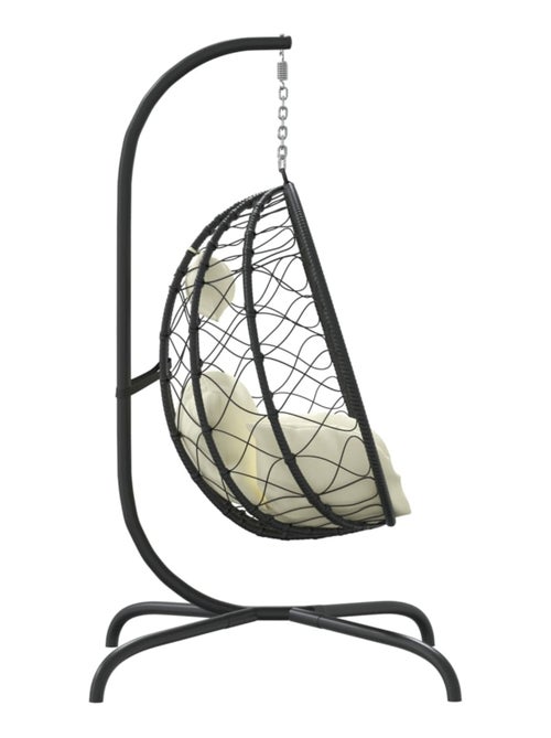 Silla colgante con cojín para exteriores - Kiabi