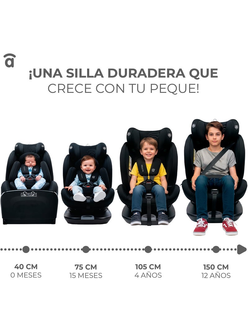 Silla de Auto Austen 3 Asalvo Negro - Kiabi