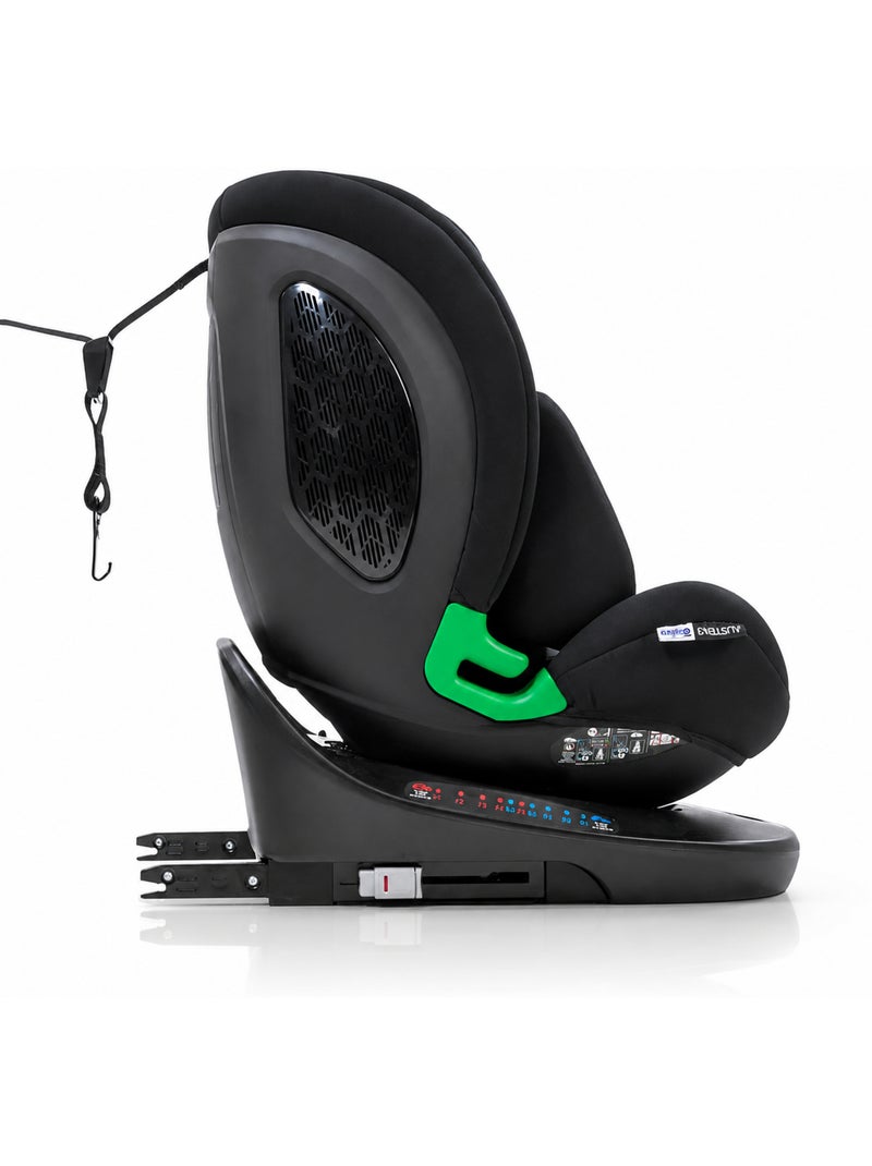 Silla de Auto Austen 3 Asalvo Negro - Kiabi