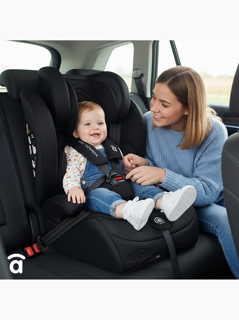 Silla de Auto Nómada Pro Asalvo Negro - Kiabi