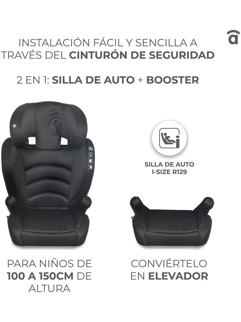 Silla de auto Xtreme Asalvo Negro - Kiabi