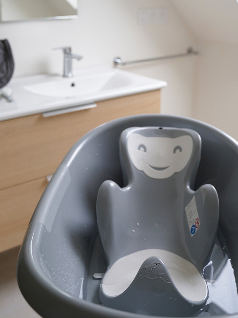 Silla de baño ergonómica BABYCOON Thermobaby con 2 ventosas Marrón glaseado - Kiabi